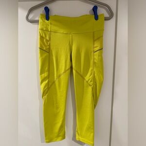 Athleta Sunny Yellow Leggings